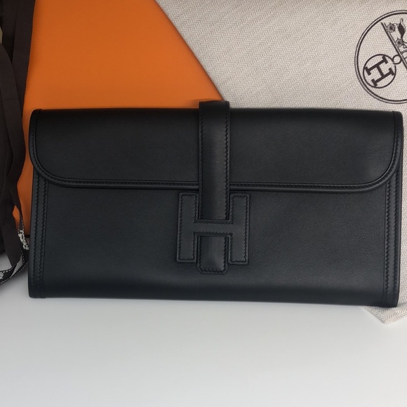 s-l400.jpg 🎉HP🎉Hermes Jige clutch 100% Authentic